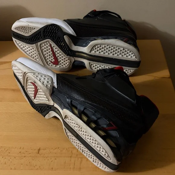 Nike Zoom Vick 2 II 7 OG Black Varsity Red White 309332-002 Men’s Sz 12 Sneakers